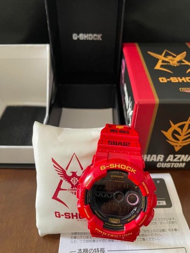 Casio G-shock x Char Gundam Gshock limited 35th anniversarry BANDAI From Japan - Picture 5 of 5