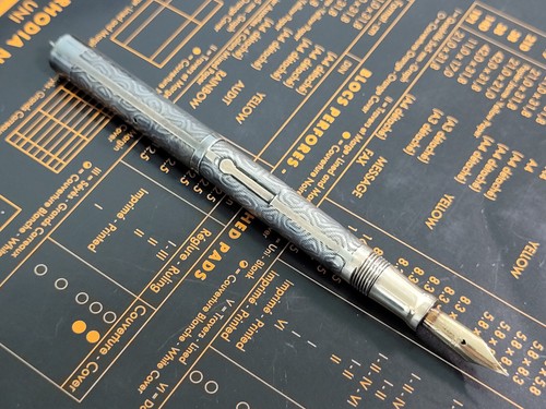 VTG Wahl Eversharp Niagara Sterling Vermeil Fountain Pen - #2 size, restored! - Picture 8 of 15