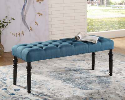Dining Bench Blue Velvet Tufted Bench New Tufted Velvet High Back