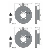 Disque de frein Mazda BT50