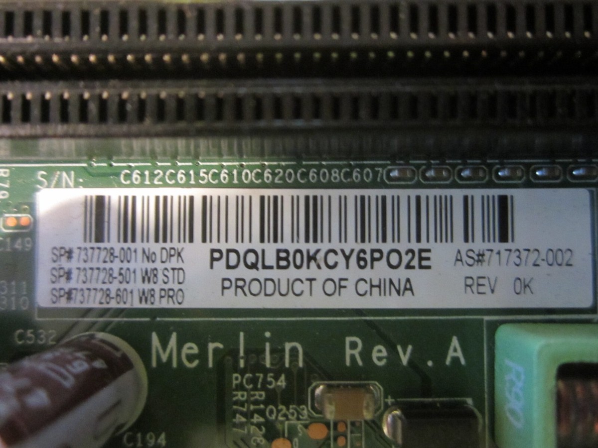 HP EliteDesk 800 G1 Motherboard 737728-001 717372-002 737728-501