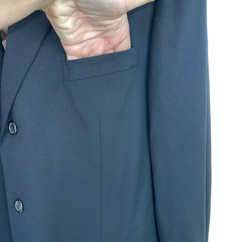 Gucci Blazer Mens Size 52 Black Wool All Season Pockets Lined Italy Classic - Picture 6 of 10