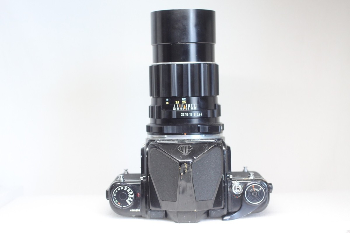AS IS Pentax 6x7 67 Eye Level Medium Format Film Camera + Takumar