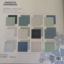Creative memories spring medley paper NIP