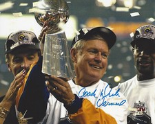 COACH DICK VERMEIL - ST. LOUIS RAMS SUPER BOWL CHAMPS - SIGNED 8x10 PHOTO w/COA