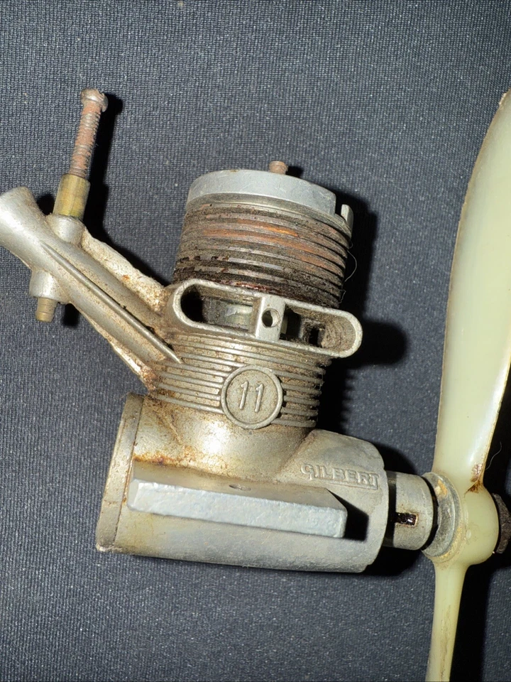Gilbert .11 gas engine control line Airplane Used Estate Find - Image 3 of 4