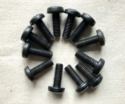 19inch Equipment Rack Nuts & Black M6 Bolts 16mm, Pack of 12 - Zdjęcie 4 z 6