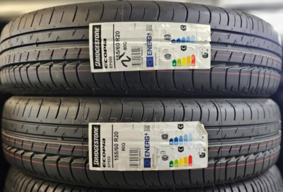 2X NEW BRIDGESTONE ECOPIA EP500 80Q 155/60 R20 BMW* i3S 155 60 20