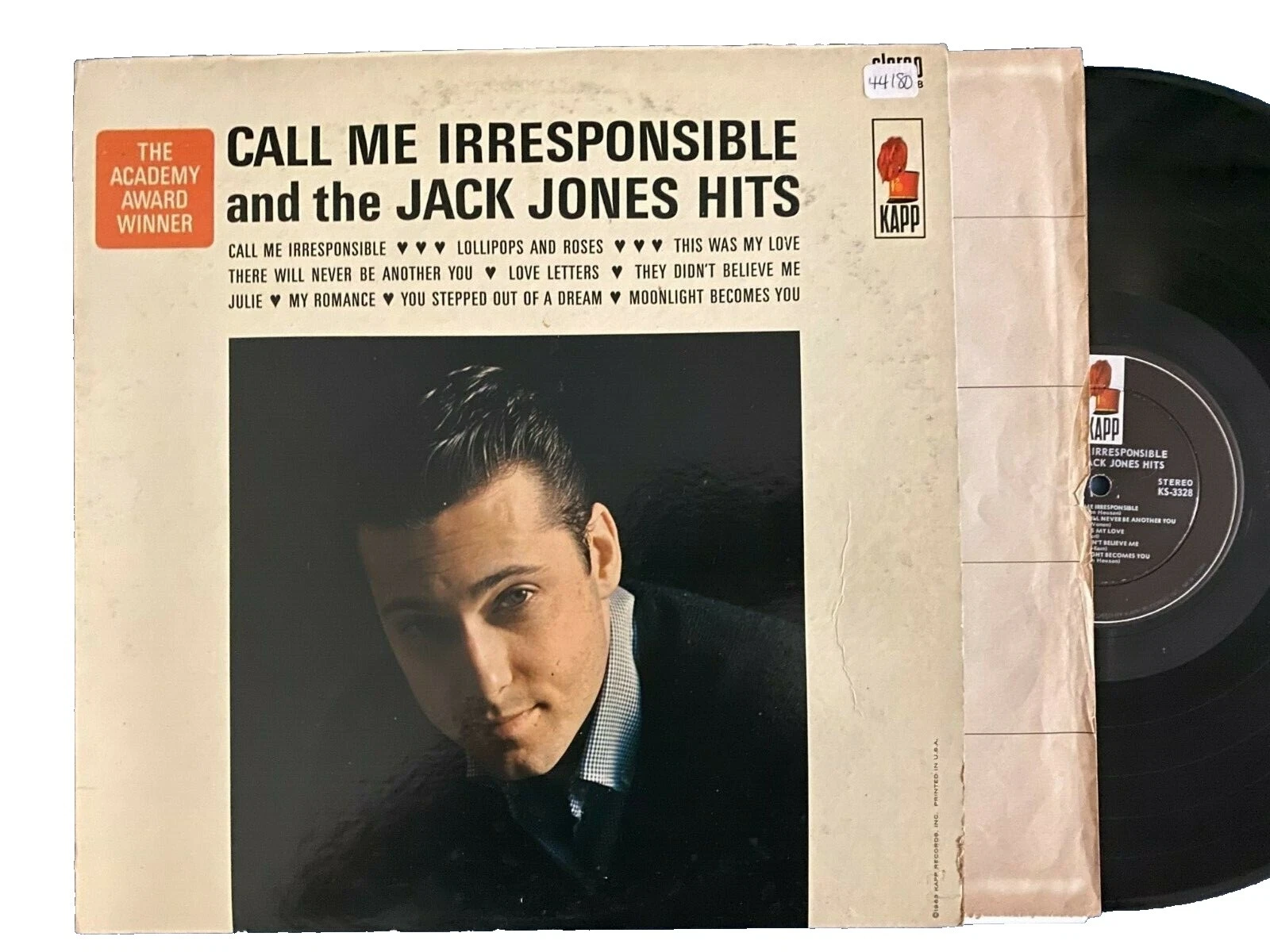 Jack Jones Excellent (EX) Sleeve Pop Vinyl Records