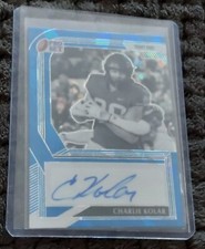 Leaf Pro Series Metal 2022 CHARLIE KOLAR 16/25 AUTO Blue Wave