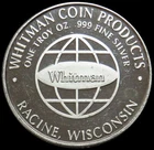 1990 WHITMAN COIN PRODUCTS RACINE, WI 48TH EDITION BLUE BOOK SILVER 1 OZ ROUND