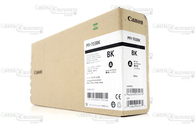 Canon PFI-703BK Tintenpatrone schwarz imagePROGRAF iPF810 iPF815 iPF825 MHD 2017