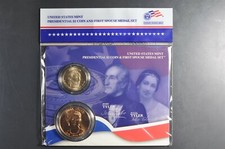 2009 John and Julia Tyler First Spouse Presidential Coin & Medal Set