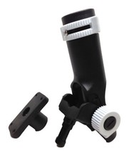 Pactrade Marine Black Plastic Adjustable Fishing Rod Holder Deck Mount for Boat