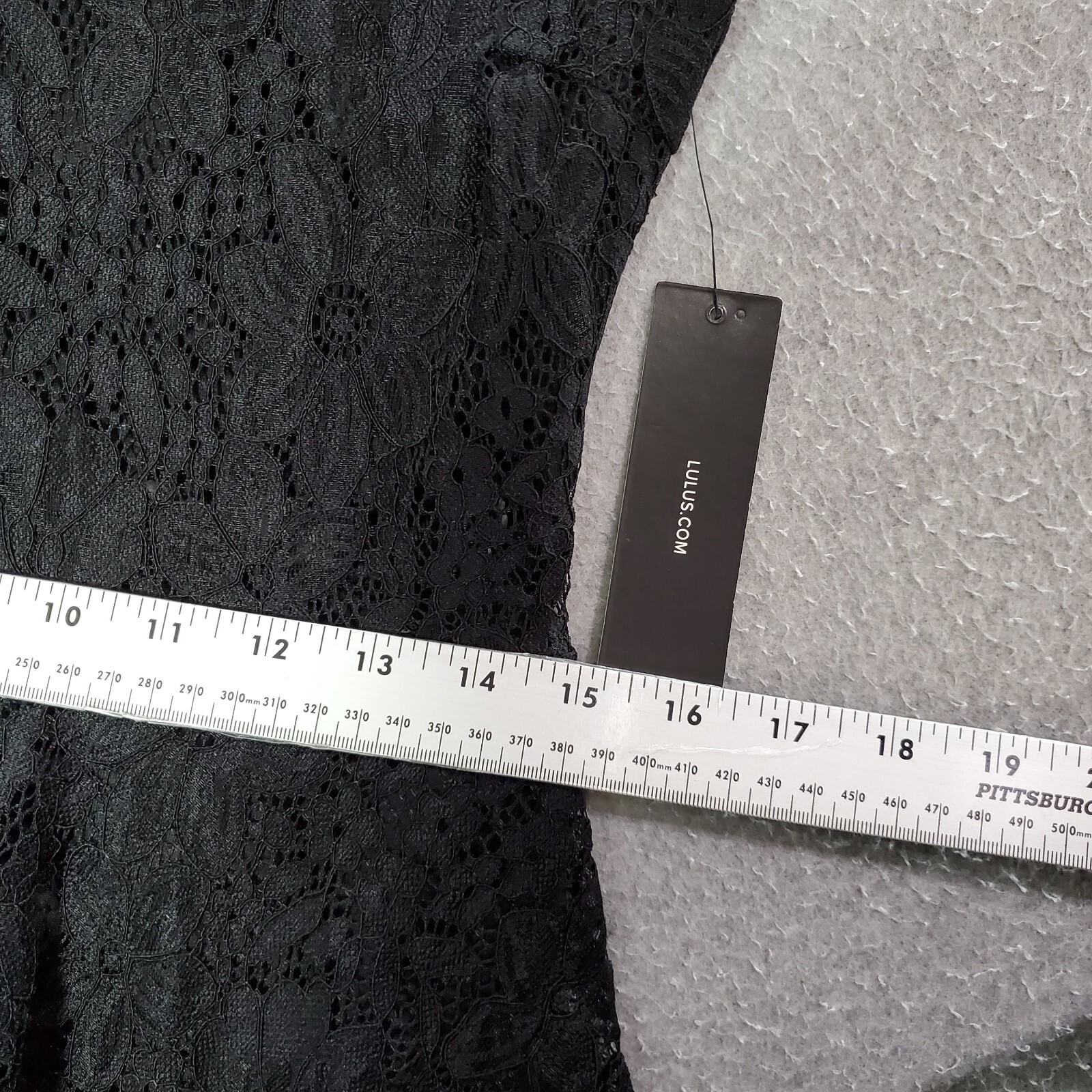 Lulus Women Dress Medium Black Floral Mini Fit & Flare Lace Sleeveless NWT