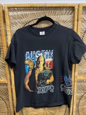 90s WWF WWE Wrestling Stone Cold Steve Austin Double Sided Youth Sz XL T-Shirt