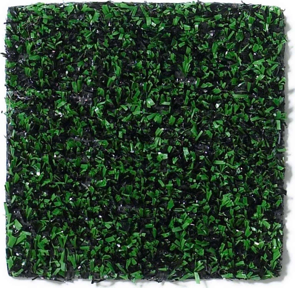 Koeckritz Economy Turf Green & Black Rectangle Indoor/Outdoor Carpet Mat - Image 2 of 4