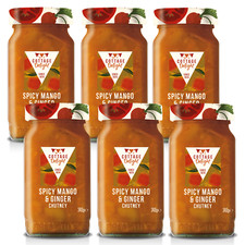 Cottage Delight - Spicy Mango & Ginger Chutney - 340g - Pack of 6