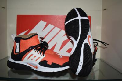 Nike Air Presto Mid Utility Shoes Orange Black White DC8751-800