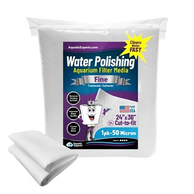 Aquatic Experts Polishing Filter Pad Prefilter Media for Crystal Clear Aquariums