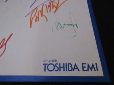Generation X ST 1st First Japan Vinyl LP with Signed Card