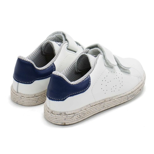 Boatilus Toddler's DS 004 Casual Leather Sneakers with Hook and Loop Closure - Picture 5 of 7