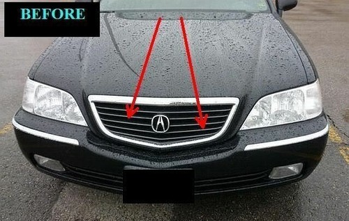 Fits 96 97 98 99 00 01 02 03 04 ACURA RL CHROME TRIM FOR UPPER GRILL GRILLE - 第 4/6 張圖片