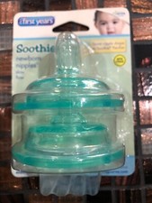 First Years Soothie Newborn Nipples Slow Flow For Ages 0-3 Months