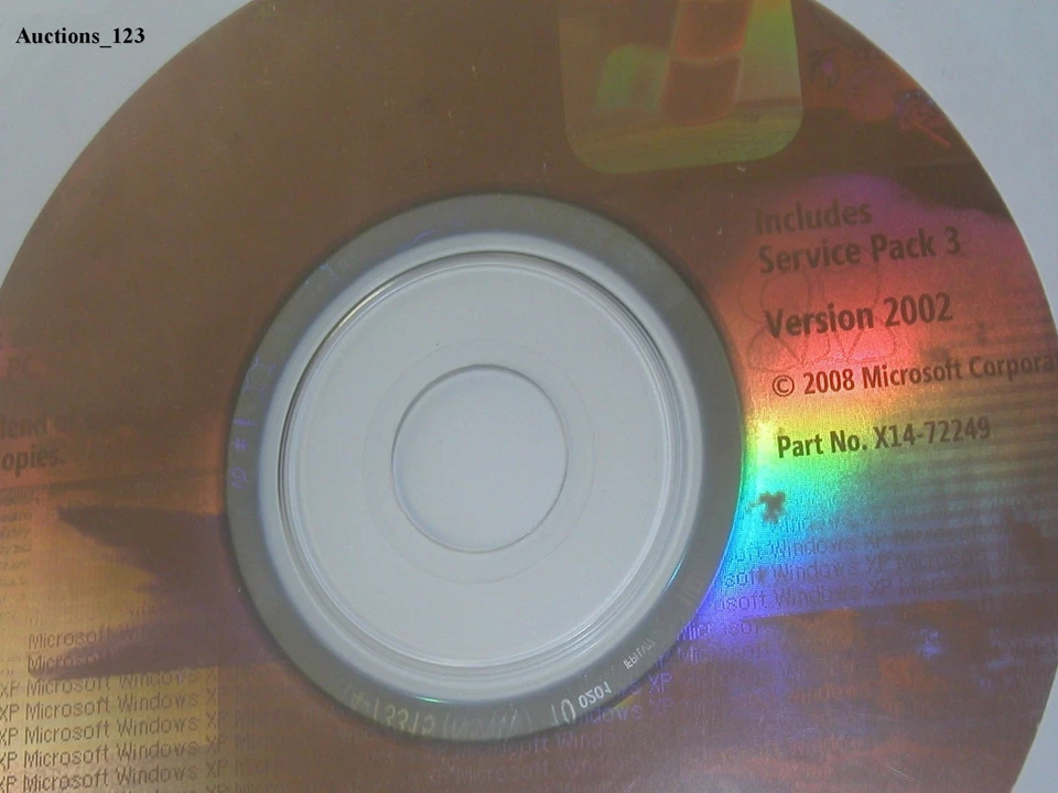 MICROSOFT WINDOWS XP PROFESSIONAL w/SP3 OPERATING SYSTEM MS WIN PRO=NEW SEALED= - Image 3 of 4
