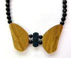 HSN Jay King Sterling Silver Black Chalcedony and Lion Stone Necklace — photo 5