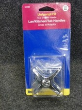 NOS Brass Craft CHROME LAVATORY / TUB SINK HANDLES, UNIVERSAL FIT, SH3463