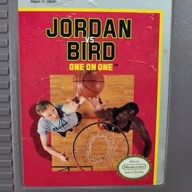 Jordan vs Bird 1 on 1 Nintendo NES VTG 1985 Game Cartridge Mancave Videogame 