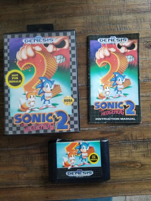 Sonic the Hedgehog 2 (Sega Genesis, 1992) - Complete/Tested
