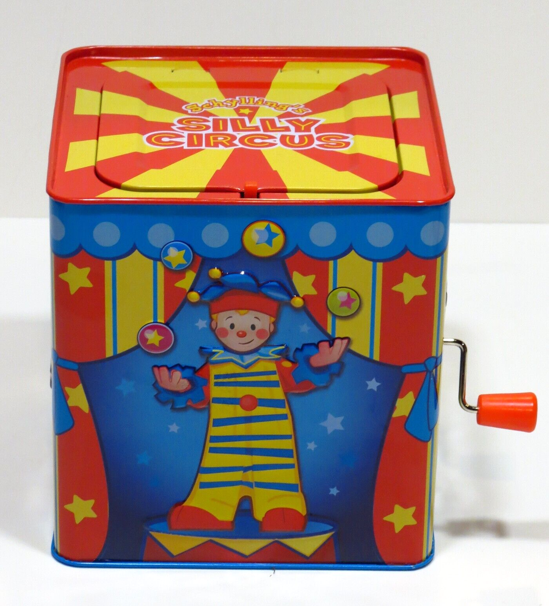 Schylling's Silly Circus Jack In The Box Toy 2010 Musical Pop Up