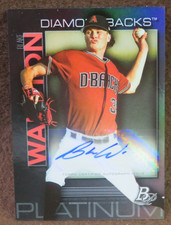 13532 2020 BOWMAN PLATINUM TOP PROSPECT AUTOGRAPH BLAKE WALSTON #TOP33