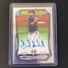 🔌IU 2026 BOWMAN CHROME BASE AUTO 1ST DAVID DAVALILLO