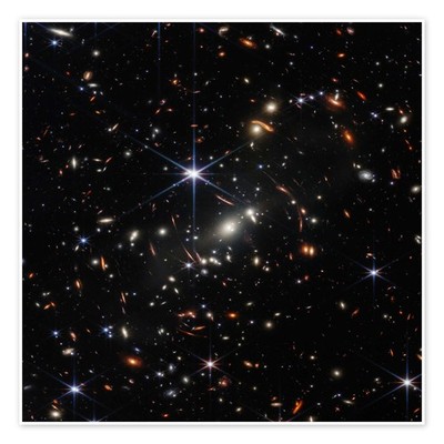 Poster James Webb - First deep field image - NASA