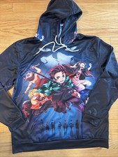 Anime Dragon Slyer Size Large Hoodie Men's Sweatshirt
