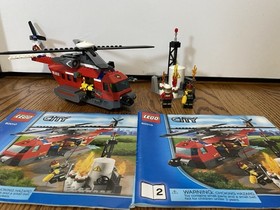 Lego City Fire Department Sets 60001 & 60002 & 60010 / 100% Complete