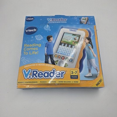 VTech V.Reader Interactive E-Reading System Blue with 1 Game & Carry Bag