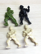 Vintage Ajax Archer Spaceman Hard Plastic Figure Lot 3.25" Spacemen