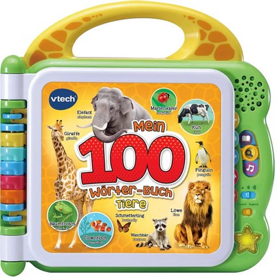 VTech 80-609544 Mein 100-Wörter-Buch: Tiere