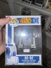 Funko Pop! Star Wars R2D2 #31 Large Font Letters Blue Box Original Release