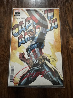 #ad Captain America: Sentinel of Liberty #7 J. Scott Campbell Variant Signed w COA $49.99