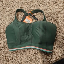 Panache Sport Non Wired Sports Bra 34FF Forest Green 7341R High Impact NEW