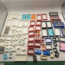 LEGO Window Frame Door Panel Bundle Mixed Colours House Build Parts Lot