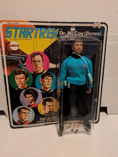 Vintage Star Trek Mego Original Dr. McCoy Bones 1974 New Sealed READ