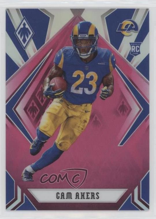 2020 Panini Phoenix Rookies Pink 105/199 Cam Akers #124 Rookie RC 0a6