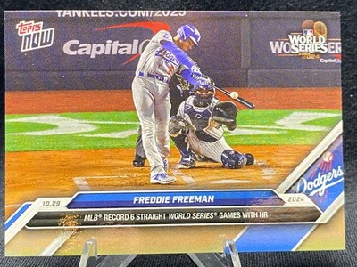 2024 Topps Now - World Series Freddie Freeman #873 - MLB Record WS Games w/HR