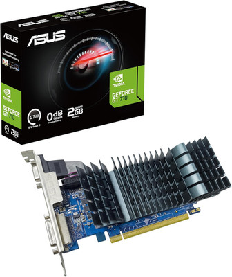 ASUS Geforce GT 710 2GB GDDR5 EVO Low-Profile Grafikkarte (Nvidia Geforce GT710,